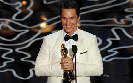 Matthew McConaughey won the Oscars for 'Dallas Buyers Club'.